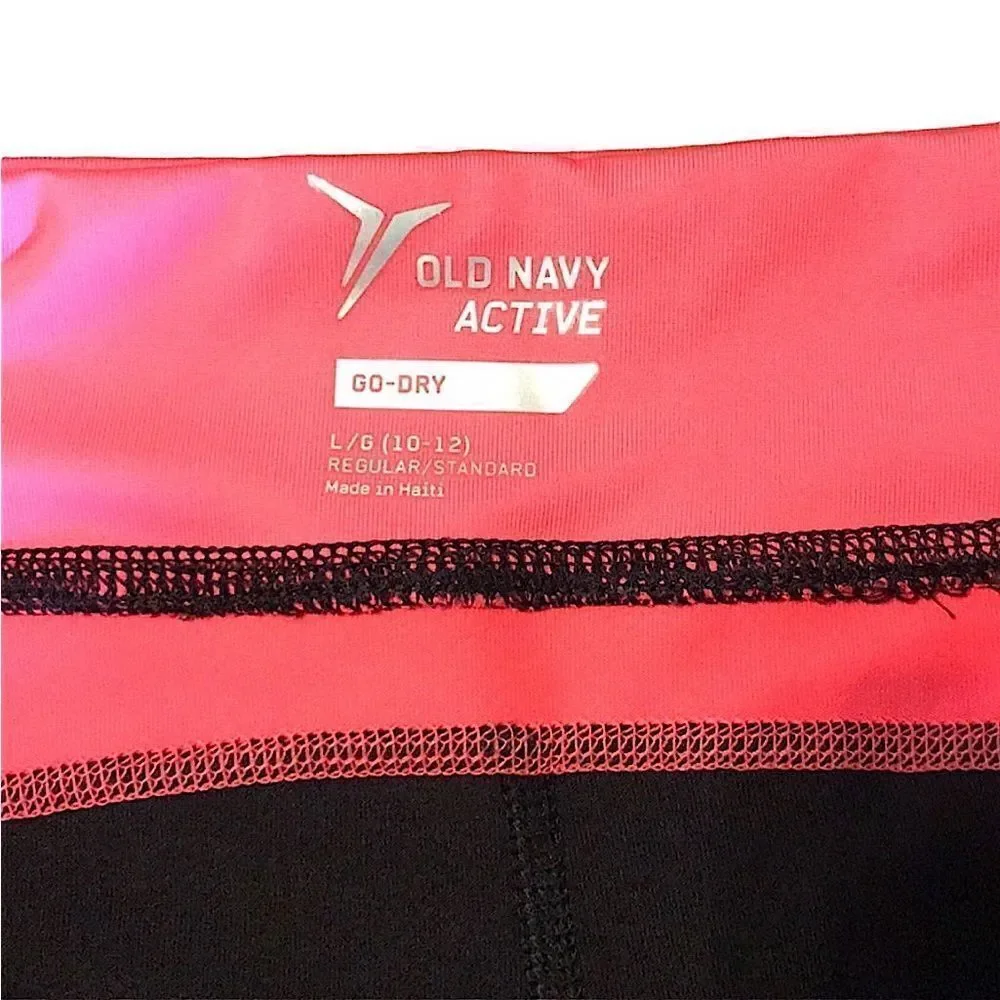 🌴 Old Navy Active Go-Dry Leggings L/10-12